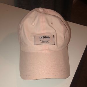 Light pink Adidas hat